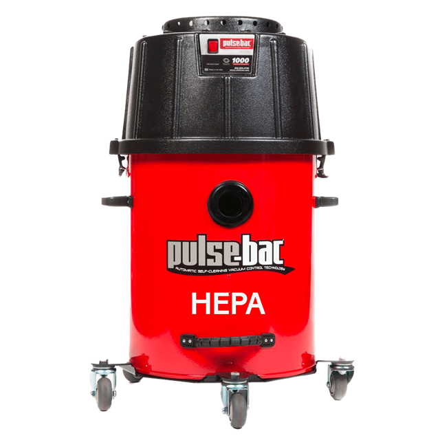 HEPA vacuum cleaner for concrete dust 8 gal