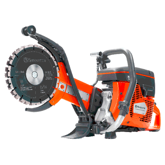 Concrete saw 9in mixed gas