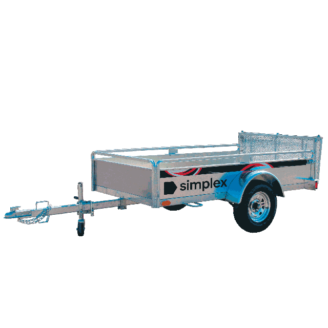 Remorque 4 pi x 8 pi 1500 lb