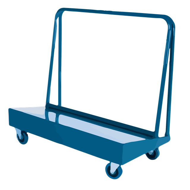 Panel cart 24 in x 48 in 2000 lb