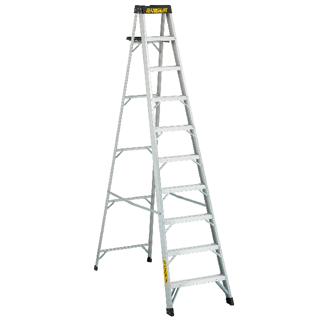 Aluminum step ladder 10 ft