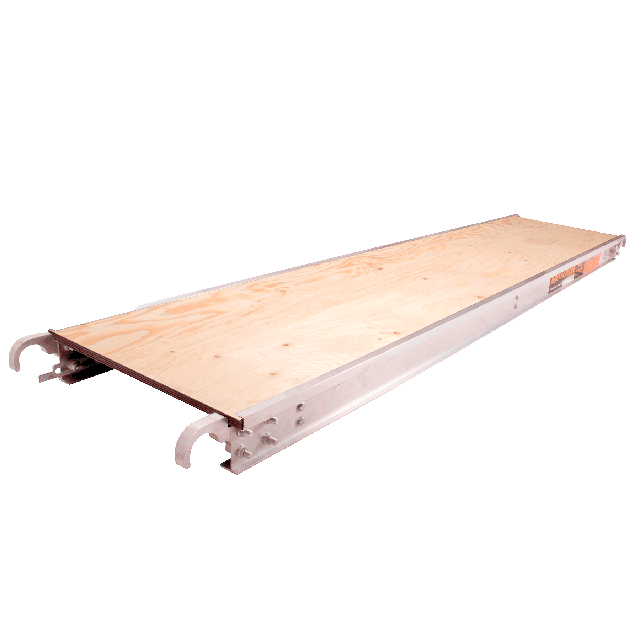 Scaffold platform wood/aluminum 7 ft x 19 in