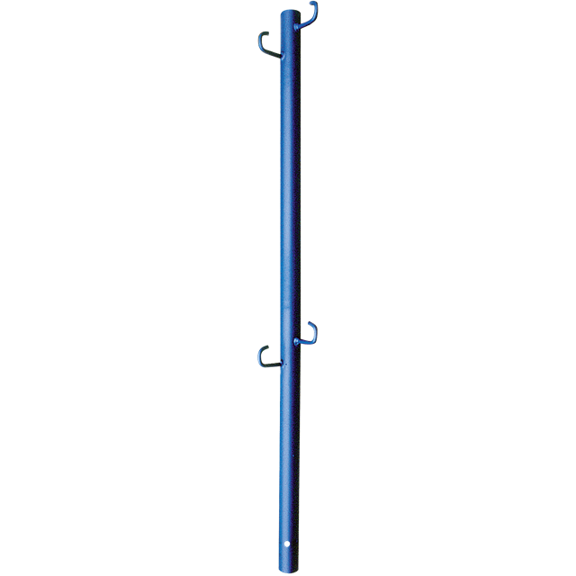 Scaffold guardrail post