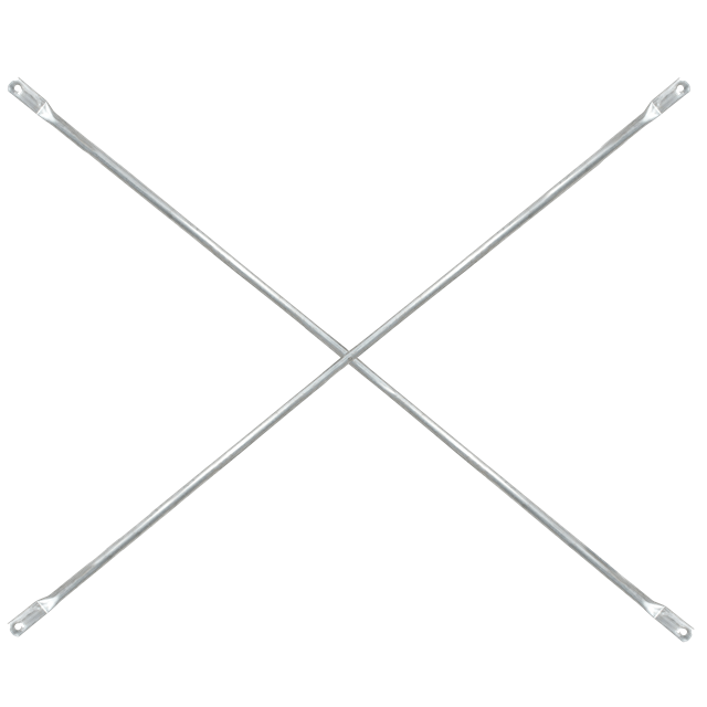Scaffold cross brace 7 ft x 4 ft - white