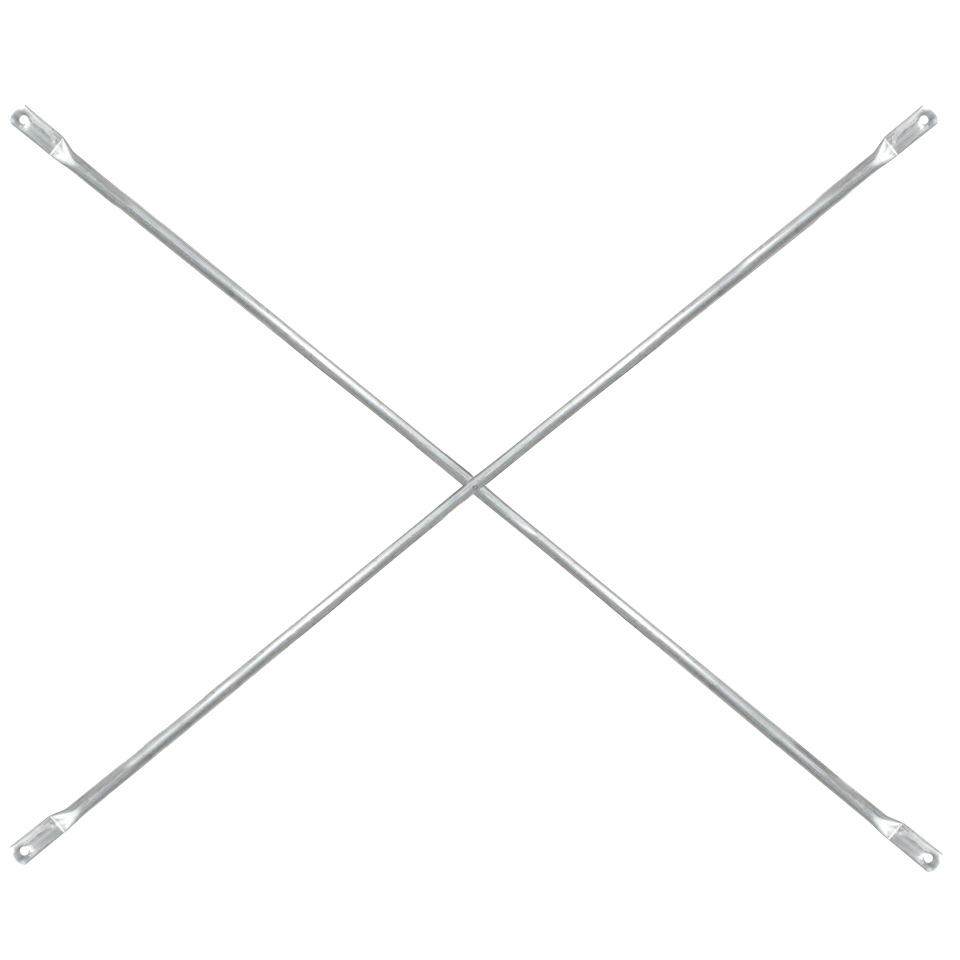 Croisillon 7 pi x 4 pi - blanc