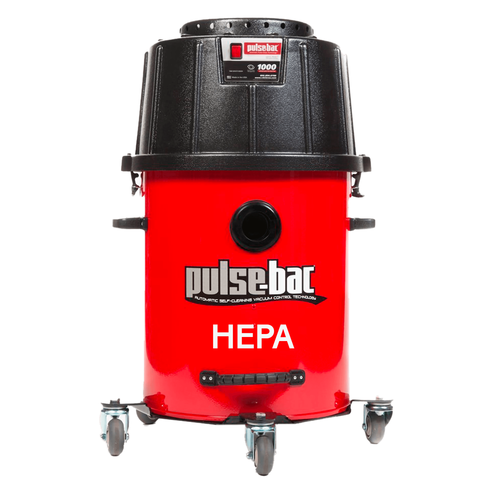 Aspirateur HEPA pour poussière de béton 8gal