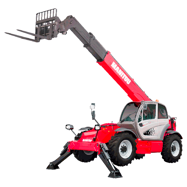 8000 lb Telehandler 44ft 4WD diesel